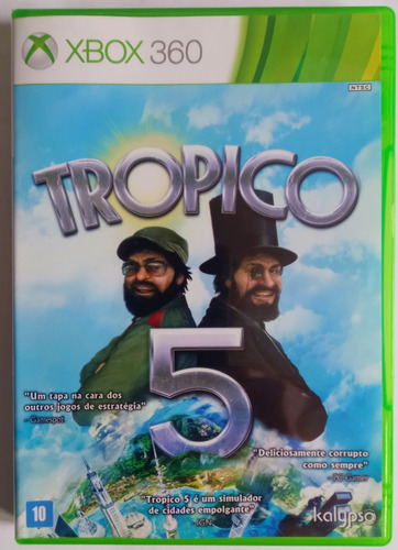 Jogo Tropico 5 Original Xbox 360 Midia Fisica Cd.