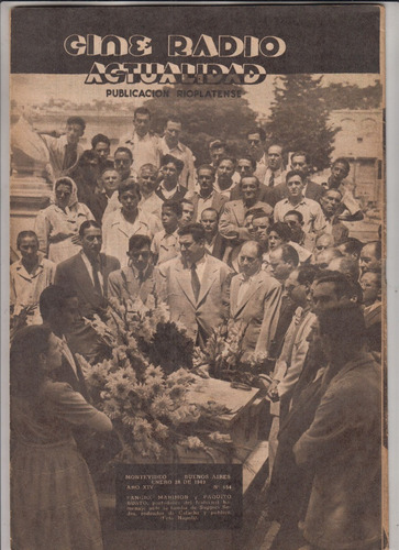 1949 Fangio En Homenaje A Supicci Sedes Foto Revista Uruguay
