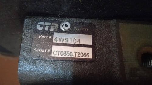 Imagen 2 de 6 de Turbo 4w9104 Marca Ctp Tornapull Caterpillar D8l - D9n