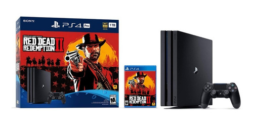 Consola Ps4 Pro 1tb + Red Dead Redemption 2 + Control Nuevo