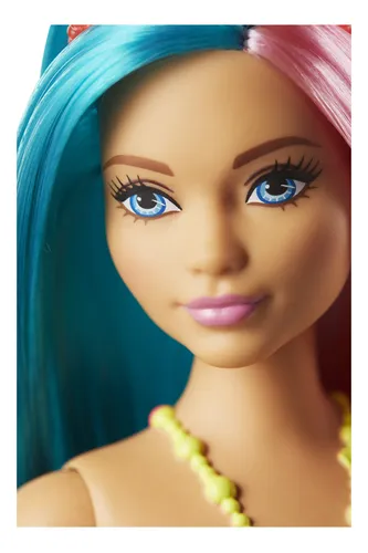 Boneca Barbie Sereia Articulada Roxo E Laranja Gjk11 em Promoção