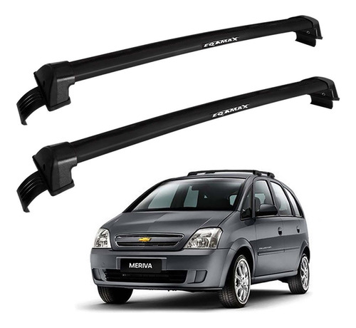 Barras Techo Eqmax New Wave Chevrolet Meriva 2003-12 Negro