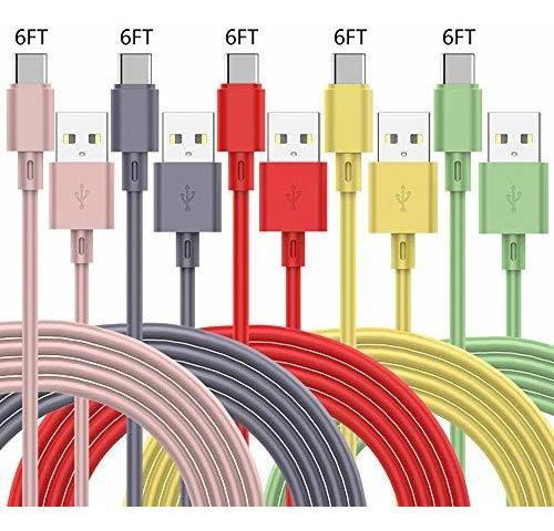 5 Cable Usb Tipo Ft Tpe Fast Energia Dato Cargador Para U4