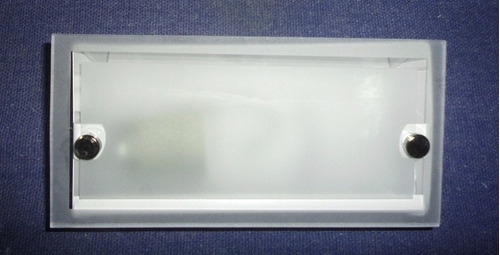 Plafón De Pared Con 2 Vidrios Ideal Para Baño Apto Led O Bc