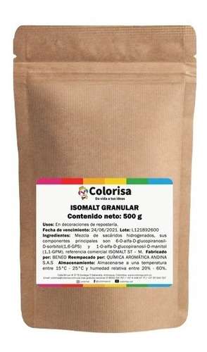 Imagen 1 de 5 de Isomalt Granular X 500gr