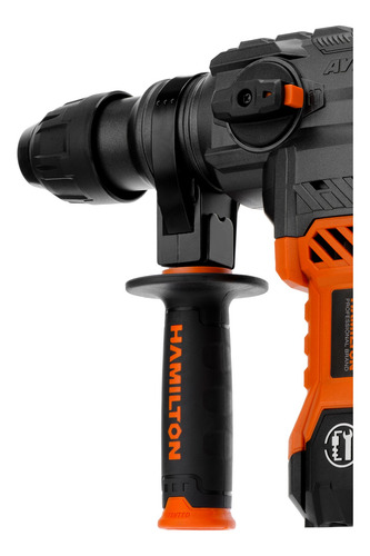 Imagen 6 de 10 de Rotomartillo 1300w Hamilton Hrm004 + Mechas + Cinceles