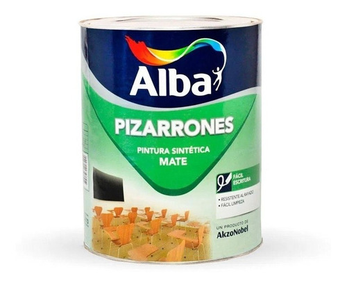 Pintura Para Pizarron Alba Verde Mate X 1 Lt