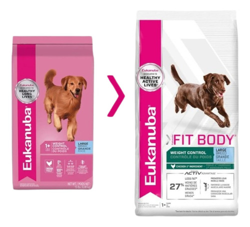 Eukanuba Weight Control Large Breed 15kg Light Raza Grande