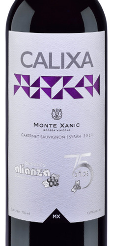 Pack De 2 Vino Tinto Calixa Cabernet Syrah Alianza 75 Aniv