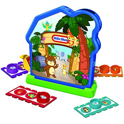 Little Tikes Animal Zoo Bingo Multi-player Kids Game, Multic