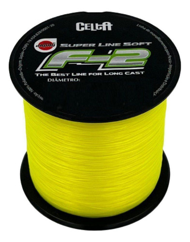 Linha de pesca Celta F-2 amarelo