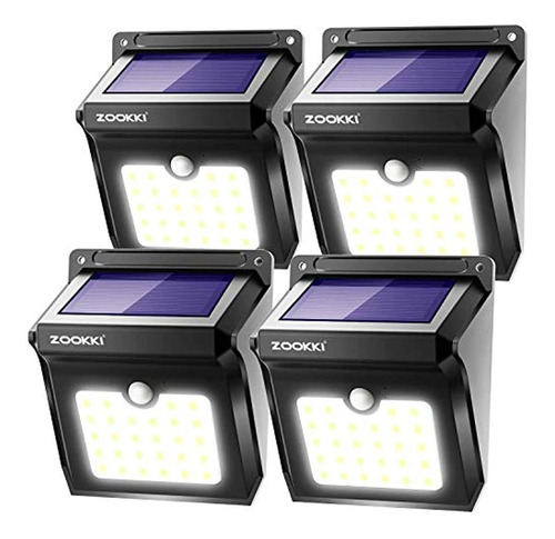 Luces Con Placas Solares 28 leds Sensor De Movimiento