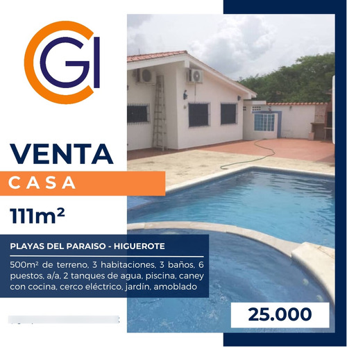 Se Vende Casa 171m2 3h/3b/6p Higuerote 9795