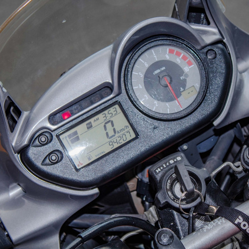 Imagem 7 de 10 de Moto Honda Transalp 700 Laranja E Preta Ano 2013