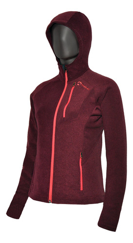 Campera Makalu Micro Rustic Capa Intermedia Polar Mujer