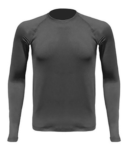 Blusa Segunda Pele Masculina Ultra Go Ahead Inverno Preto