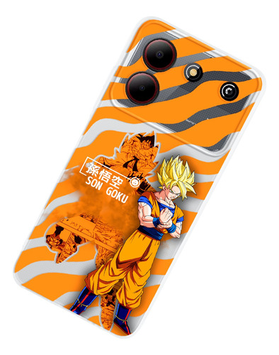 Funda Para Zte Dragon Ball Z Goku Super Saiyajin Anime Case