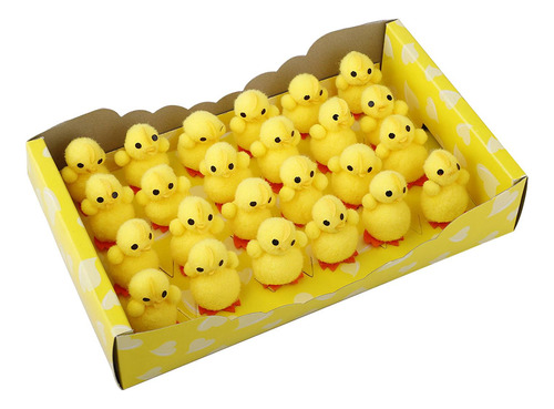 24 Piezas Mini De Pascua Decoración 5cmx3.5cm Decoración