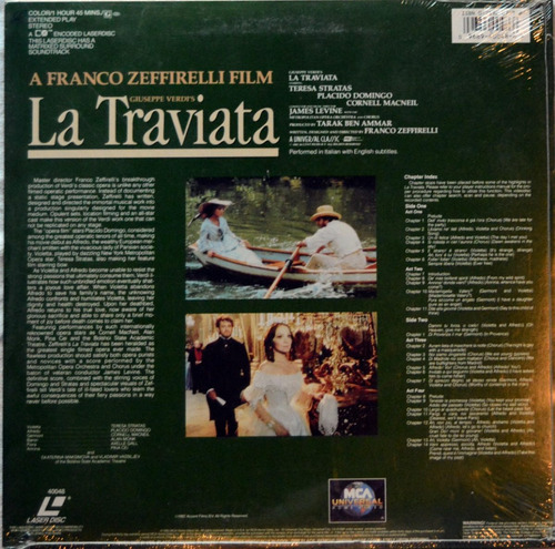 Imagem 2 de 2 de La Traviata Zeffirelli Placido Domingo Ópera Laserdisc Lacre
