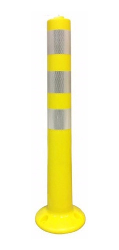 Poste Vial Demarcacion Delineador Pvc 75cm Reflectivo