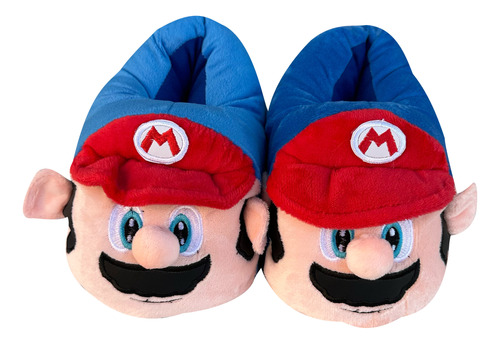 Babuchas Pantuflas Super Mario Bros Niños Y Adultos