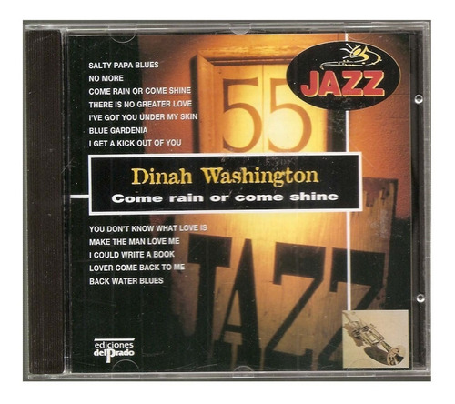 Cd Dinah Washington Come Rain Rain Or Come Shine ( Jb038 )