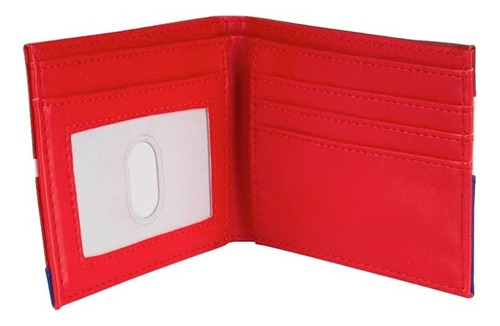 Billetera Mario Bros Cartera Mario Stars Con Diseño Liso Color Youth/juvy Boy De Tyvek - 12cm X 12cm X 3cm