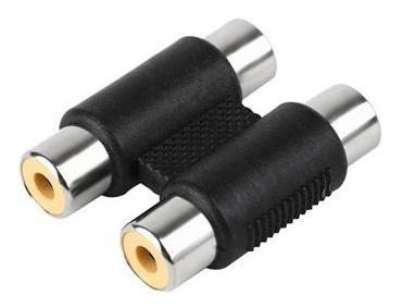 Jack Adaptador Union Doble Rca Hembra Hembra