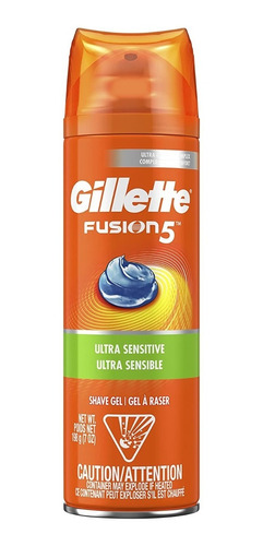 Imagen 1 de 2 de Gel Gillette Afeitar Fusion 5 Ultra Sensitive Shave Gel