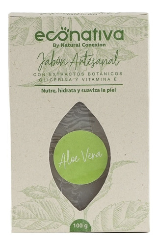 Jabón Barra Artesanal Aloe Vera - g a $219