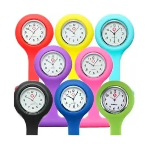 Reloj De Enfermeria Enfermera De Silicona Colores