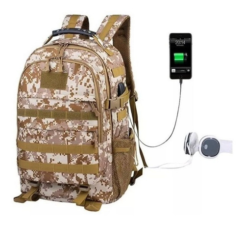 Mochila Militar Tactica Mochila De Asalto Mochila 40 Lts Usb