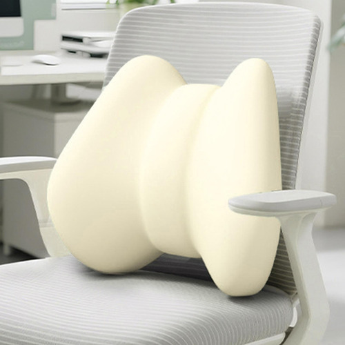 Soporte De Respaldo Almohada De Almohada Lumbar Beige