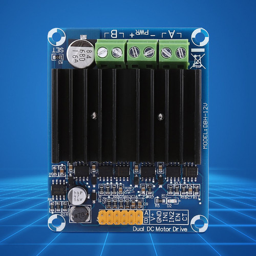 1*dc5-12v Módulo Controlador Motor De Puente H Doble Canal