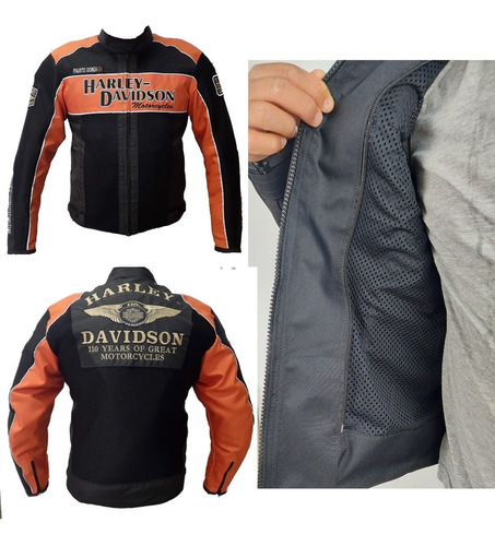 Jaqueta Masculina Verão Harley Davidson + Forro Removível 