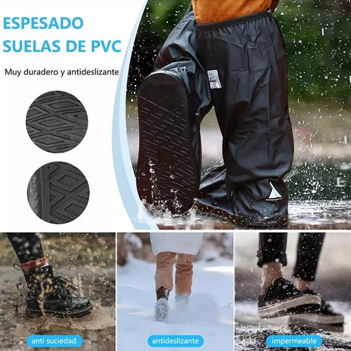 Polaina Trekking Impermeable Cubre Botas Lluvia Cubre Zapato