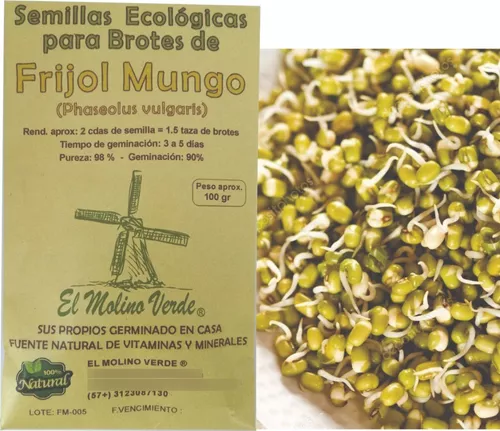 Frijol mungo *500g en Bogotá - Envíos a toda Colombia -Granel