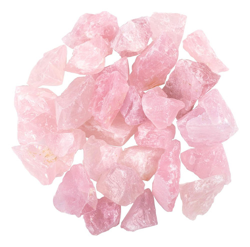 Piedras De Cristal Curativas A Granel De Cuarzo Rosa Natural