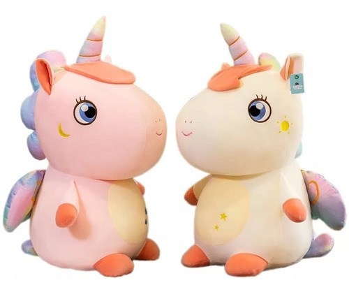 Peluche Apego Unicornio Animales Suave 30x25cm Unidad N6.