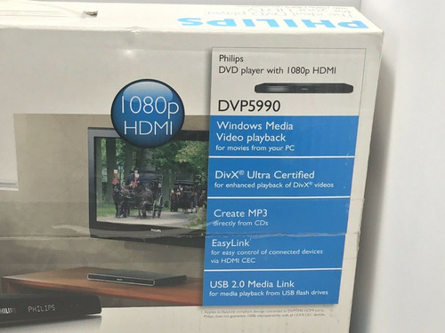 Reproductor Dvd Philips 1080p Hdmi (a Reparar O Repuestos)