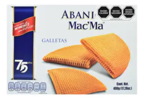 Galletas Mac'ma Abánico 490 G