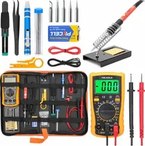 Comprar Kit De Soldadura Electrónica Con Tester Y Accesorios