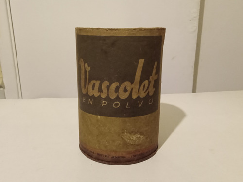 Envase De Carton Vascolet En Polvo 1940