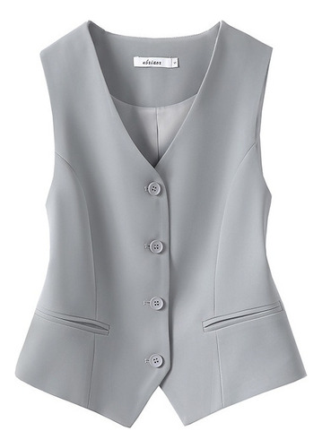 Chaleco De Vestir Dama Mujer Uniforme Ejecutiva Secretaria -