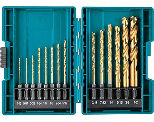 Makita B-65399 Impact Gold 14 Piezas. Juego De Brocas De Tit