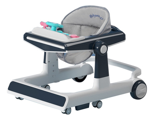 Andadera Usical Bebe Plegable Portátiltema De Motocicleta Azul