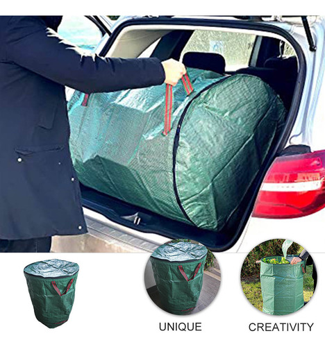 Bolsas De Basura De Jardín Con Asas, Bolsa De Recogida De Ho