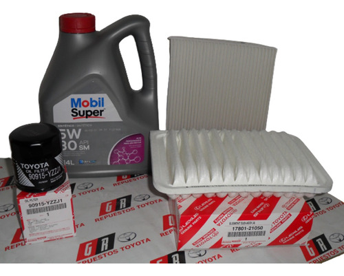 Kit Filtros Originales Toyota Corolla 2008-2011 +aceite 5w30