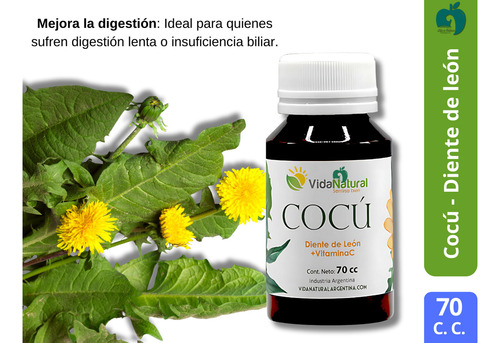 Cocú + Vitamina C - Limpieza Digestiva Liquido 70 Ml - Vida Sin Sabor