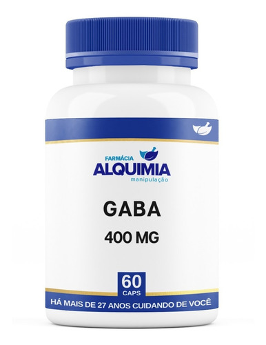 Gaba 400 Mg Ácido Gama-aminobutírico - 60 Cápsulas